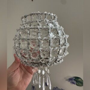 Wall mount Crystal candle holder
